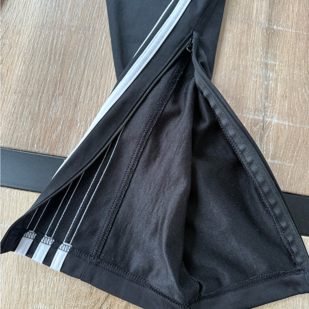 Adidas Black track pants with White Side Stripes - Picture 6 of 13